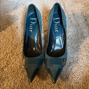 Dior Women's Teal Heels
